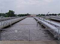 Aeration basin at Nine Springs Wastewaster Treatment Plant, Madison, Wisconsin. Photo courtesy Katherine D. McMahon.