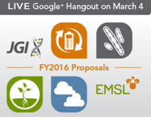 JGI-EMSL G+ Hangout graphic