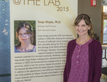 Tanja Woyke at the 2015 Women @ The Lab event