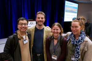 Left to Right: Qingpeng Zhang; Titus Brown; Lisa Cohen; Harriet Alexander