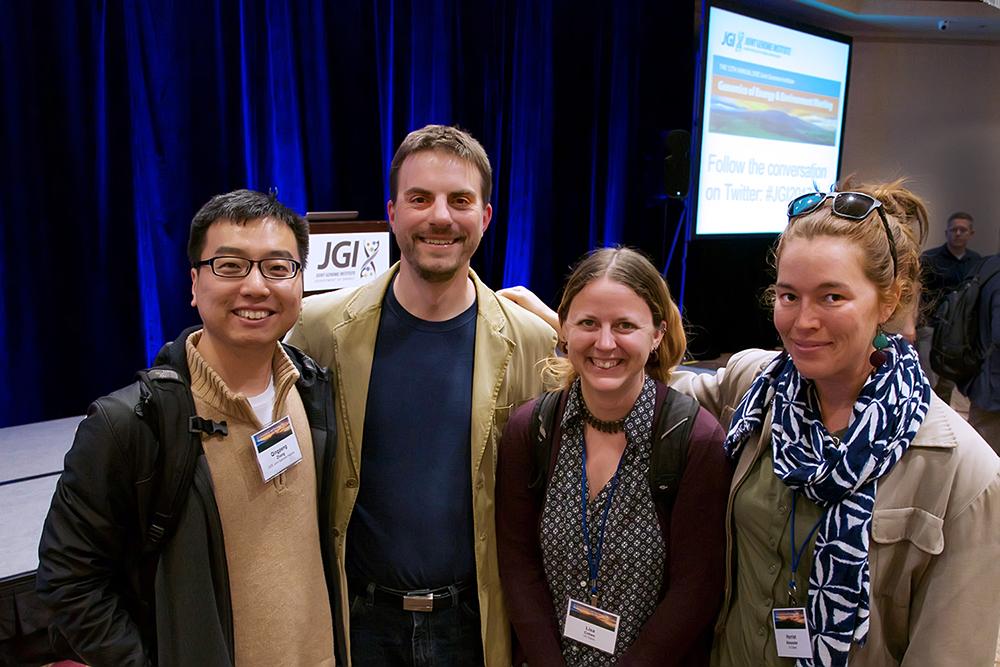 Left to Right: Qingpeng Zhang; Titus Brown; Lisa Cohen; Harriet Alexander 