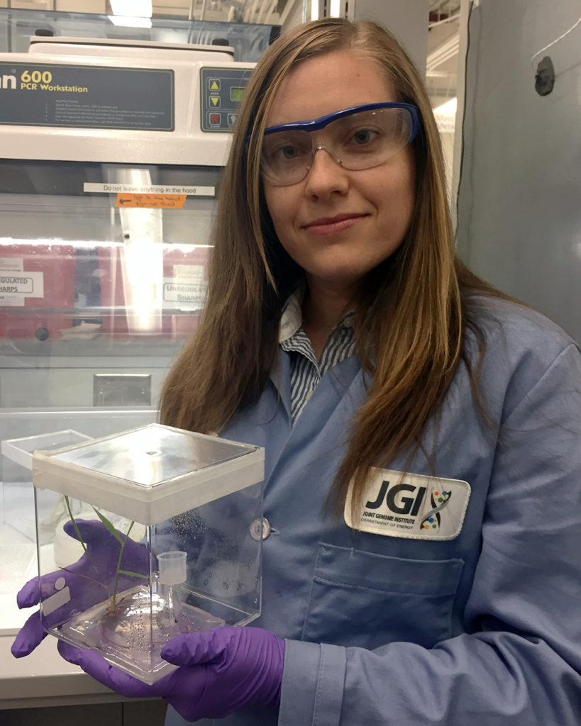 Kateryna Zhalnina, postdoc with Trent Northen in Metabolomics Technology