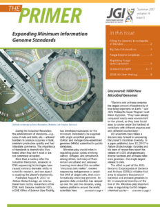 cover of JGI Primer - Summer 2017 issue