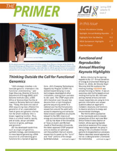 JGI Spring Primer 2018 cover