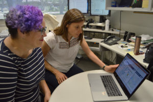 Mo Kaze (left) with mentor Susannah Tringe