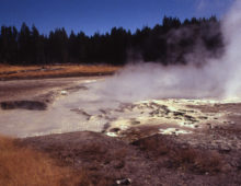 Obsidian Pool hot spring at Yellowstone National Park. (Bob Lindstrom, NPS)