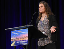 Amanda Hurley of the University of Wisconsin–Madison at the JGI 2019 User Meeting