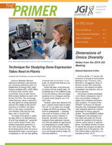 Spring 2019 JGI Primer cover