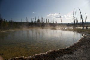 Dawn at Mushroom spring