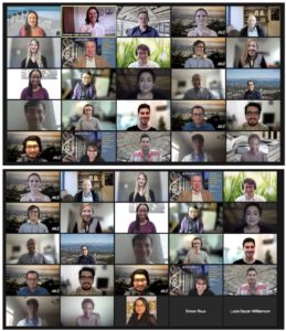 The 2021 JGI-UC Merced cohort, made up of 13 interns, came together in July 2021 to virtually present their summer research projects.