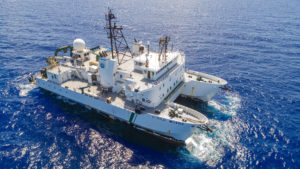 Boeuf and colleagues collected samples of SAR324 microbial communities from this research vessel, the Kilo Moana. (School of Ocean And Earth Science And Technology at University of Hawaii at Manoa)