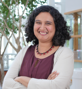 Kankshita Swaminathan, plant geneticist at the HudsonAlpha Institute for Biotechnology, a JGI partner. (Courtesy of the HudsonAlpha Institute for Biotechnology)